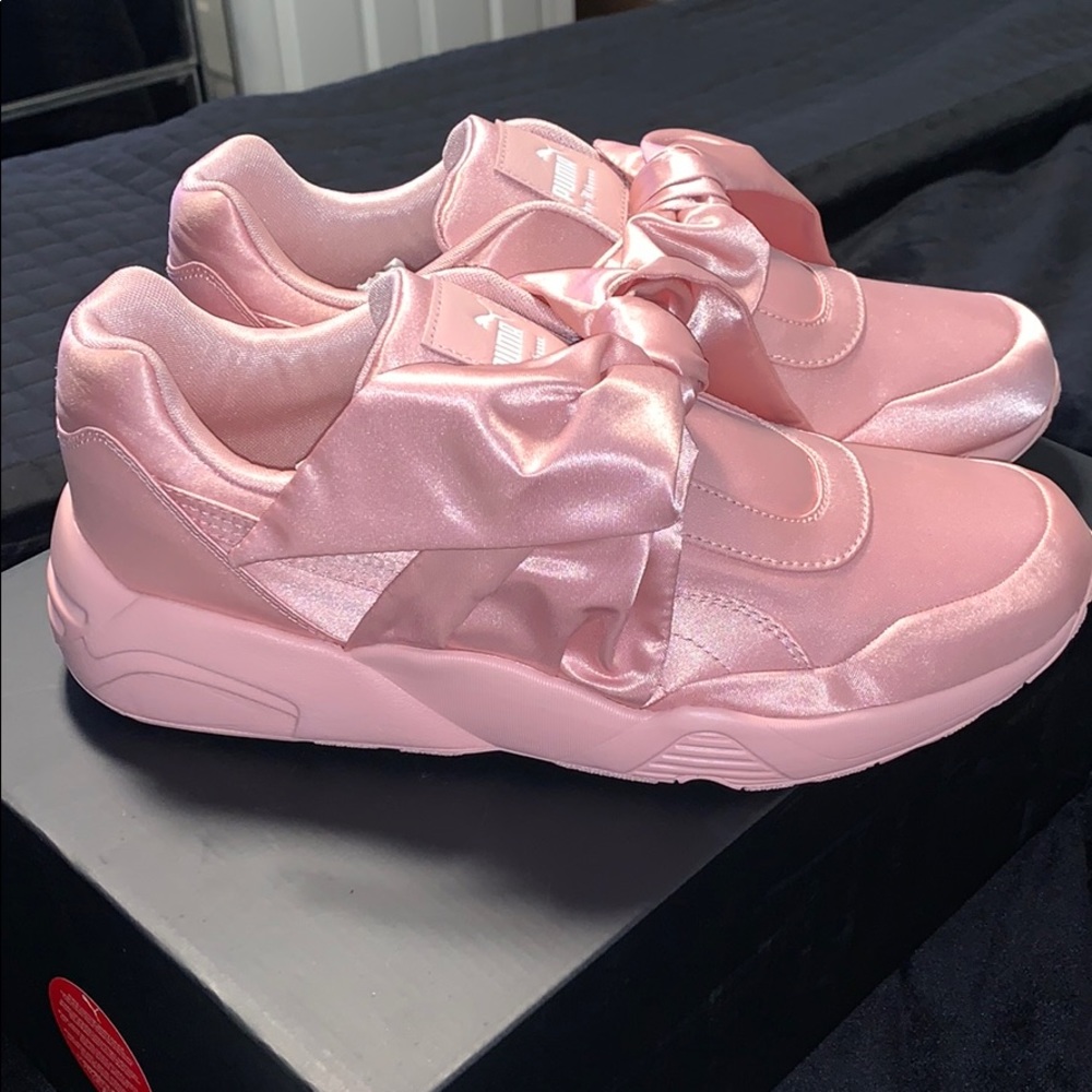 Fenty X Puma Pink Bow Sneakers